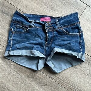 SM239 Wax Jean shorts